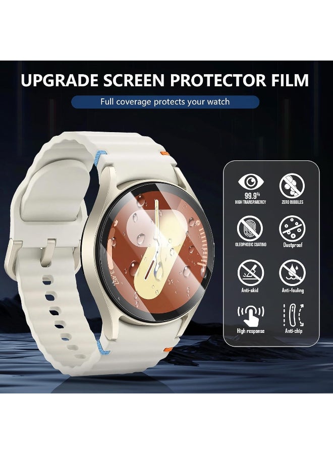 Diruite 4-Pack Screen Protector for Samsung Galaxy Watch 7/6/5/4/FE - Tempered Glass for 37mm Devices - Image 3